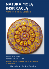 Plakat wystawy mandali w OB UJ Kraków